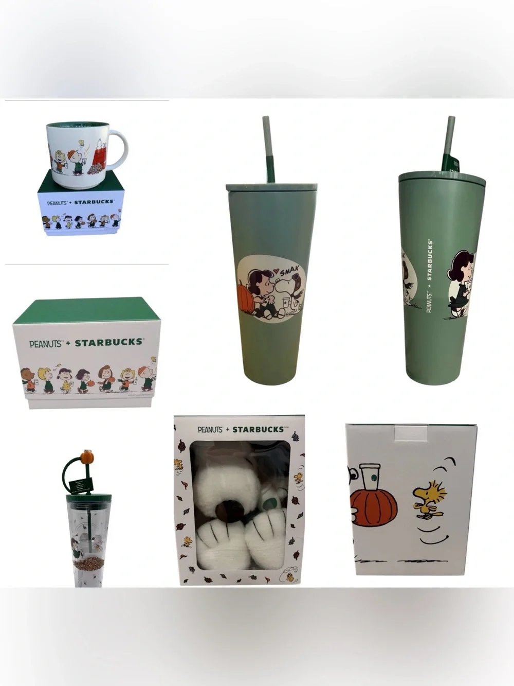 Starbucks x Peanuts collab lot of 4 NEW